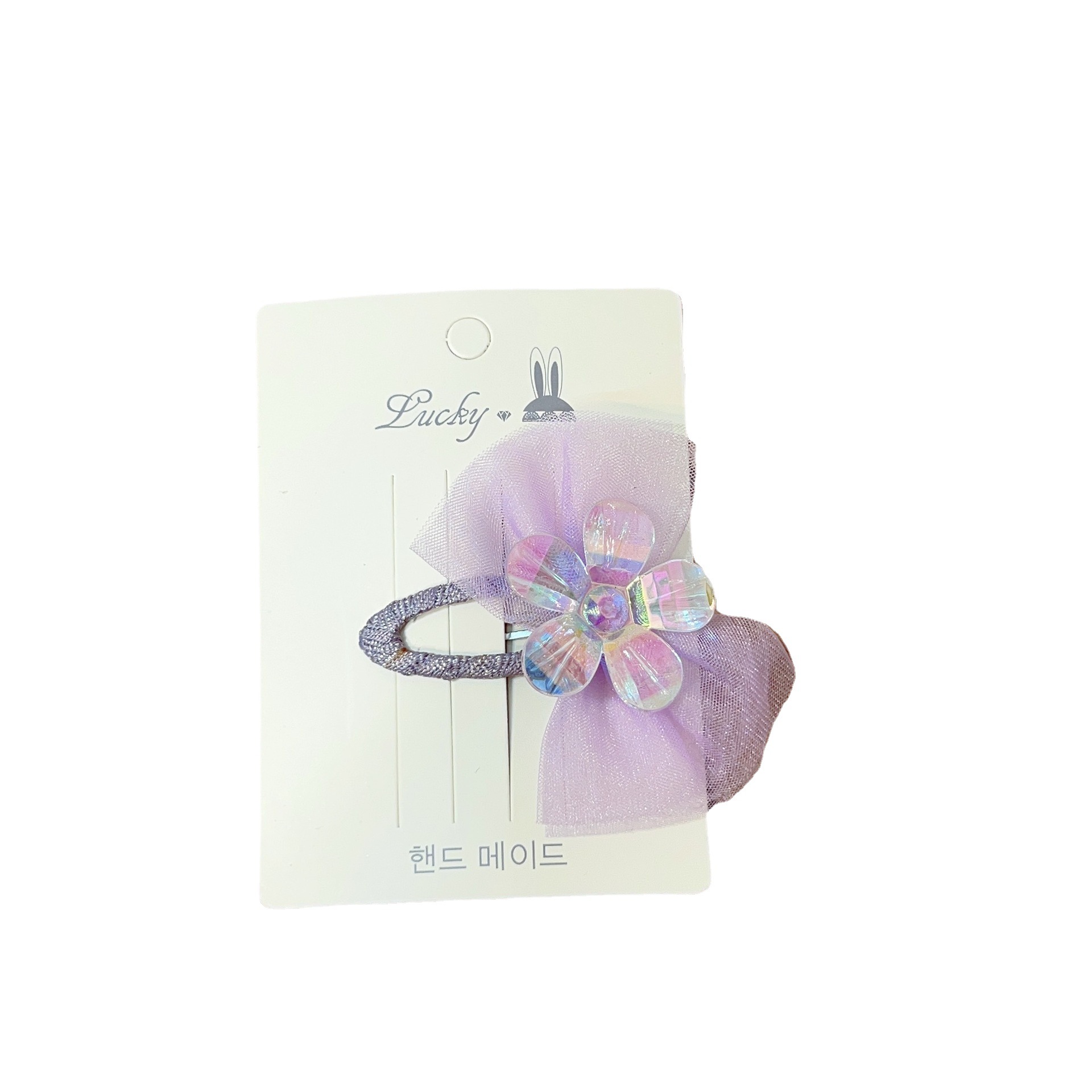 Lt1068 Salsa Bow Tie Five-Petal Flower Hair Clip Item Picture