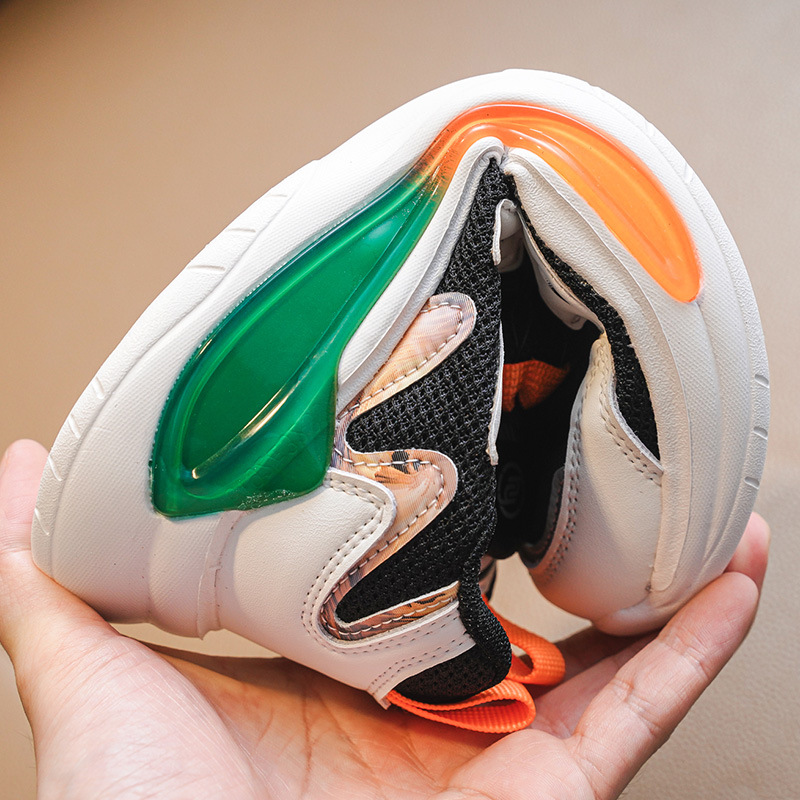 Boys' Sneakers Plus Fleece 2022 Rotary Button Basketball Shoes Children's Casual Shoes Fall And Winter Boys' Sneakers Net Shoes Application Scenario