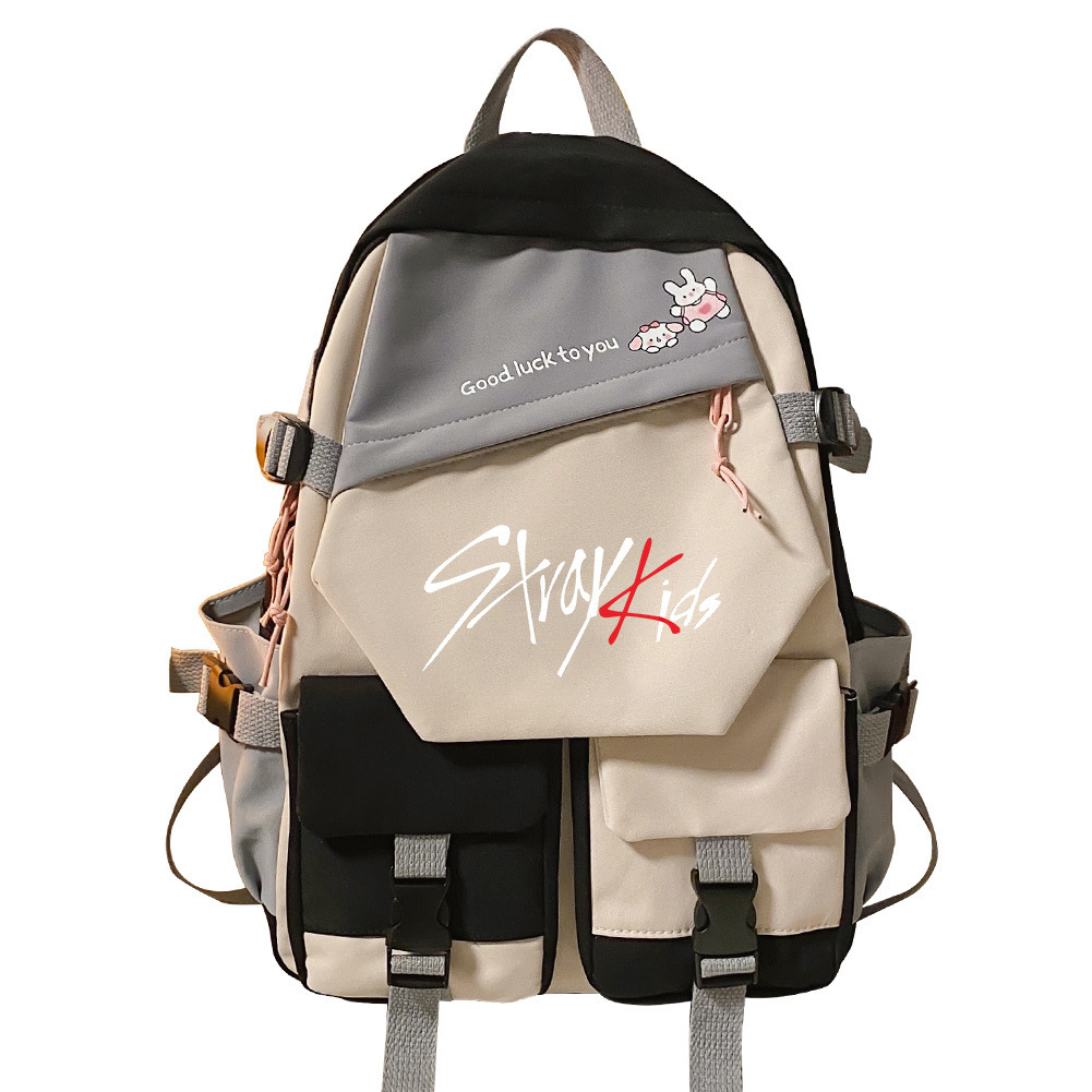 Stray Kids Backpack: The fashionable Korean version of Felix schoolbag