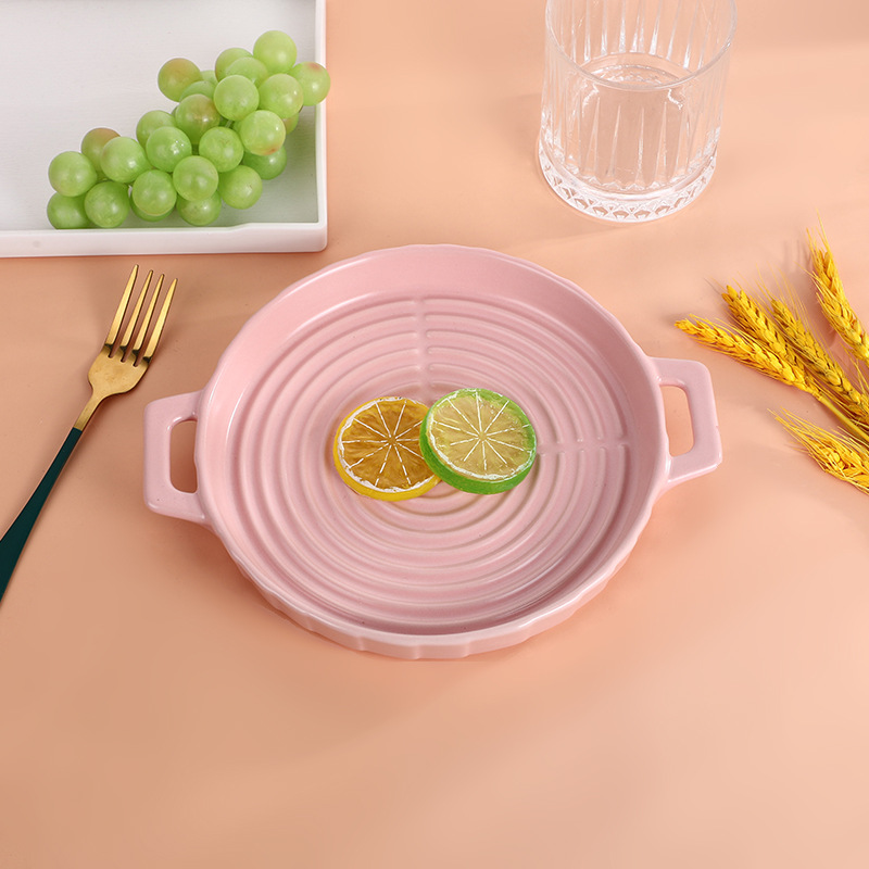 瓷彩美日式粗/盘子/陶瓷盘产品图