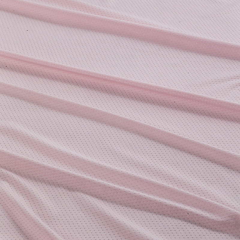 连衣裙经编粉红色防嗮现代精梳染色扎染双层几何印花防晒衣细节图