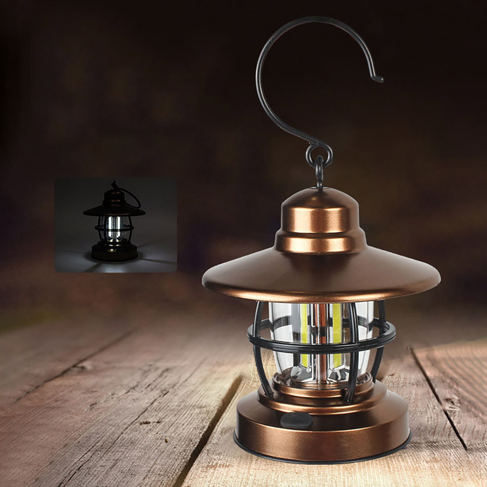 Direct sales from the manufacturer of LED retro camping tent lights, cross-border battery type camping portable emergency lights and outdoor lighting fixtures Application Scenario