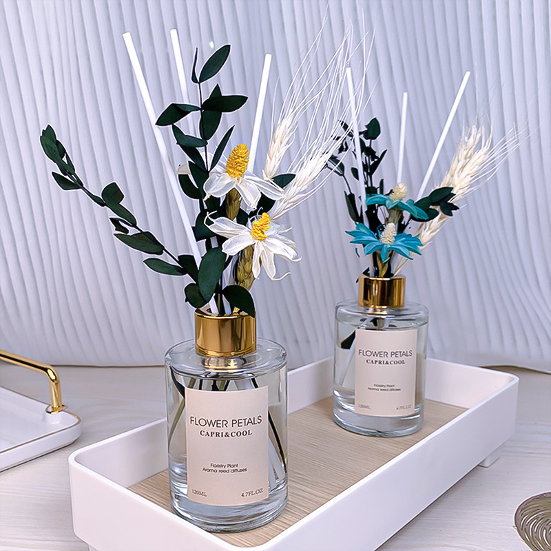 帝诗萱花艺香薰室内留香氛持久熏香房间空气清新少女卧室香薰摆件