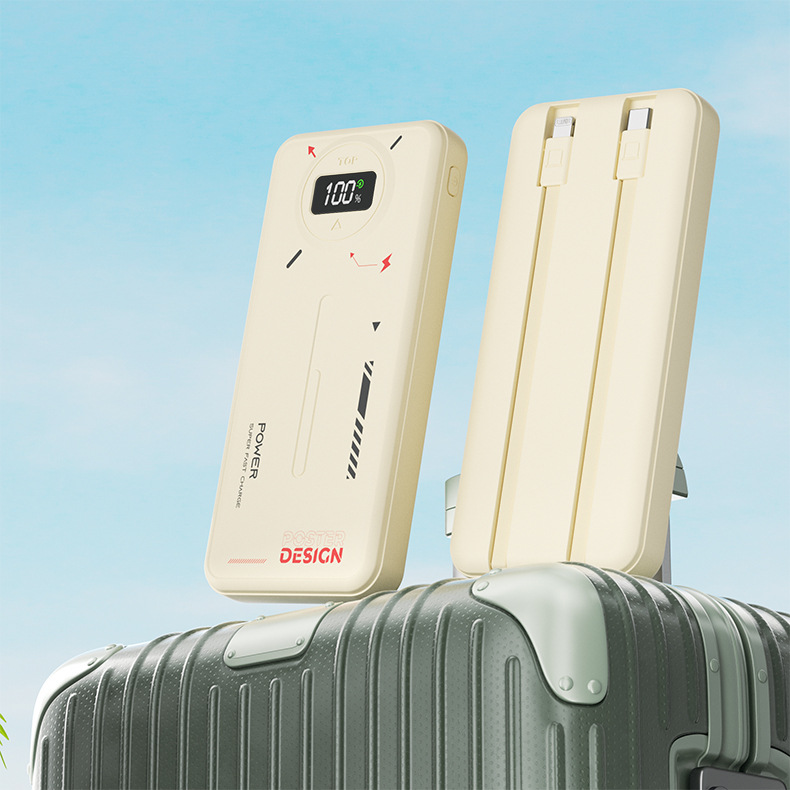 Cross-border self-owned cable 22.5W super fast charging, 20,000 mah large-capacity power bank, gift customization, digital computer and mobile phone accessories pic 19