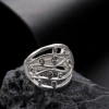 Amazon Cross-border exclusive high-end hollowed-out retro loose-fitting rings and jewelry, fashionable and trendy wholesale from Europe and America Specification image