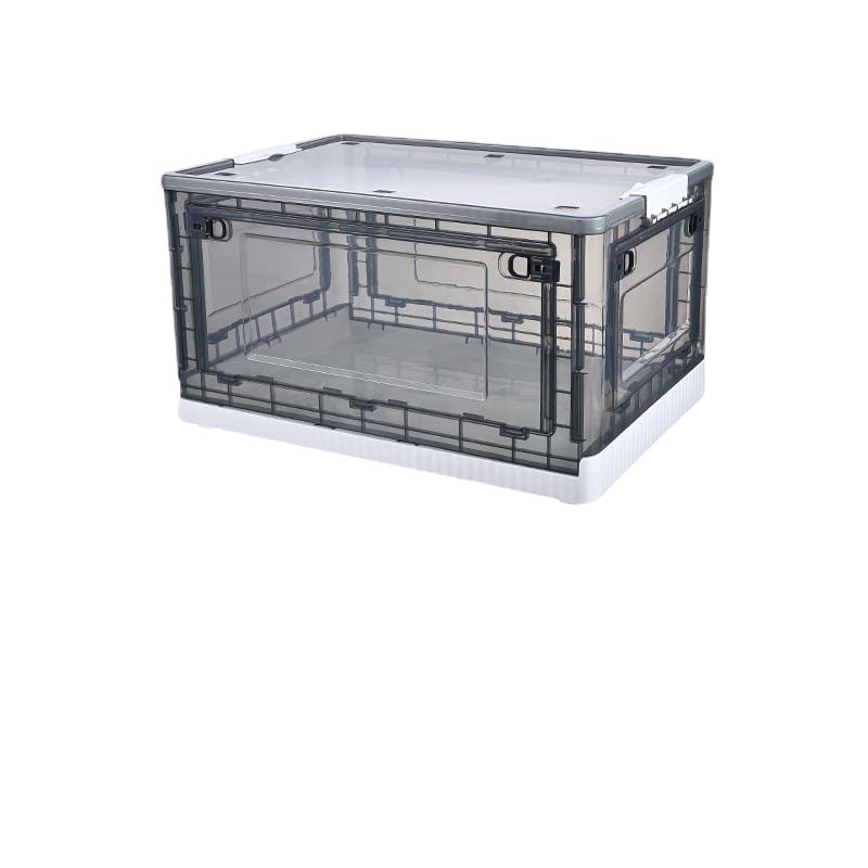 Book Storage Box Foldable Dormitory Student Classroom Transparent Book Storage Box Book Storage Device Item Picture