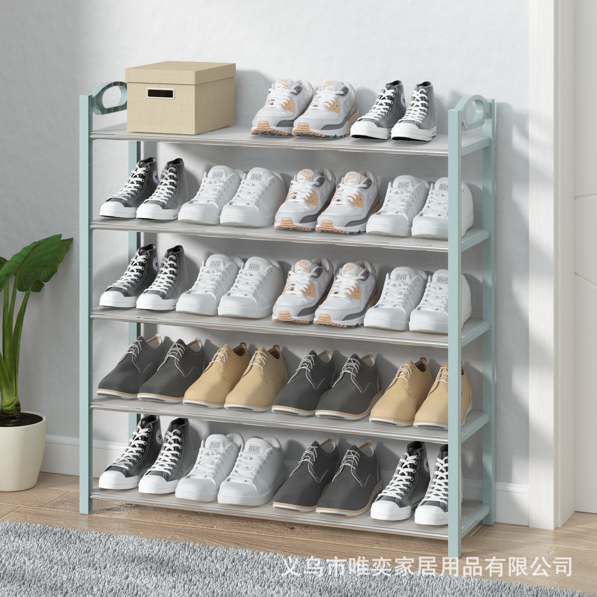 Simple Multi-Layer Quick Assembly Shoe Shelf Home Door Dormitory Space Saving Storage Cabinet Economic Storage Rack details Picture