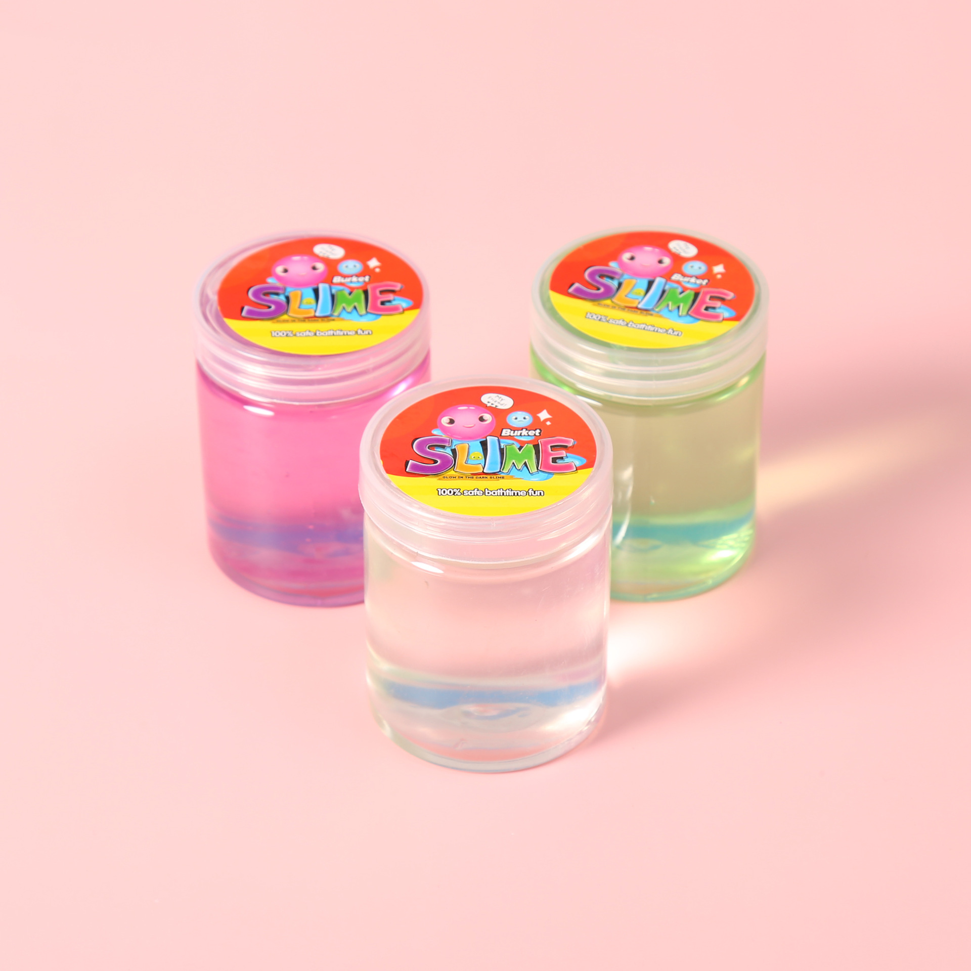 透明彩泥 史莱姆diy水晶彩泥套装 儿童玩具橡皮泥批发