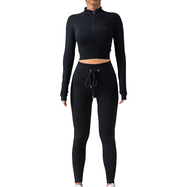 ارتداء ملابس اليوغا من أزياء رياضية ذات أزياء صرفة Item Picture