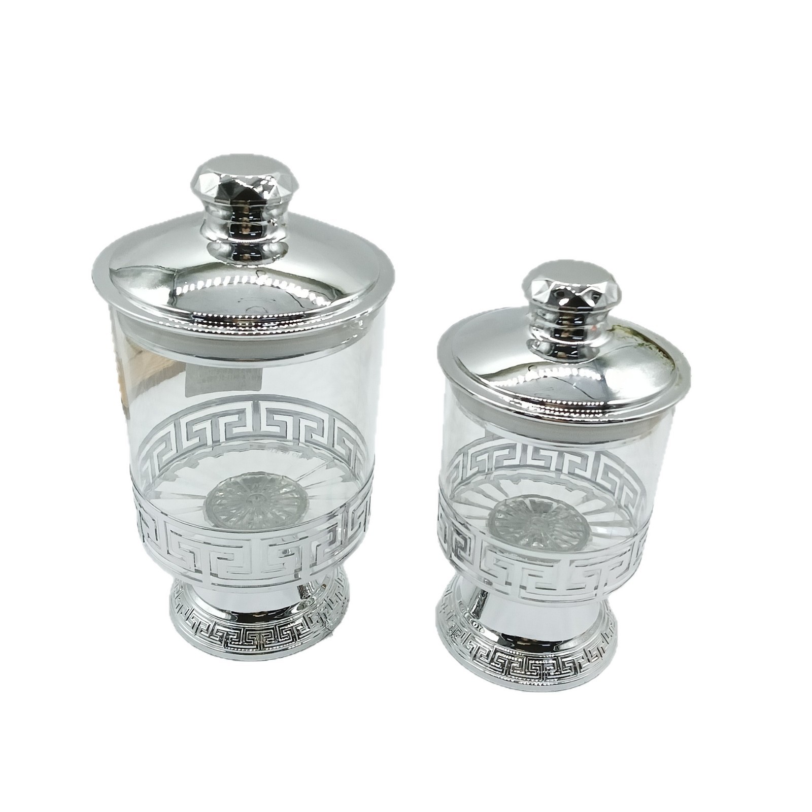 Cross-border kitchen food storage tank with base, moisture-proof sealed storage tank with lid for dried tangerine peel, coffee and tea Item Picture