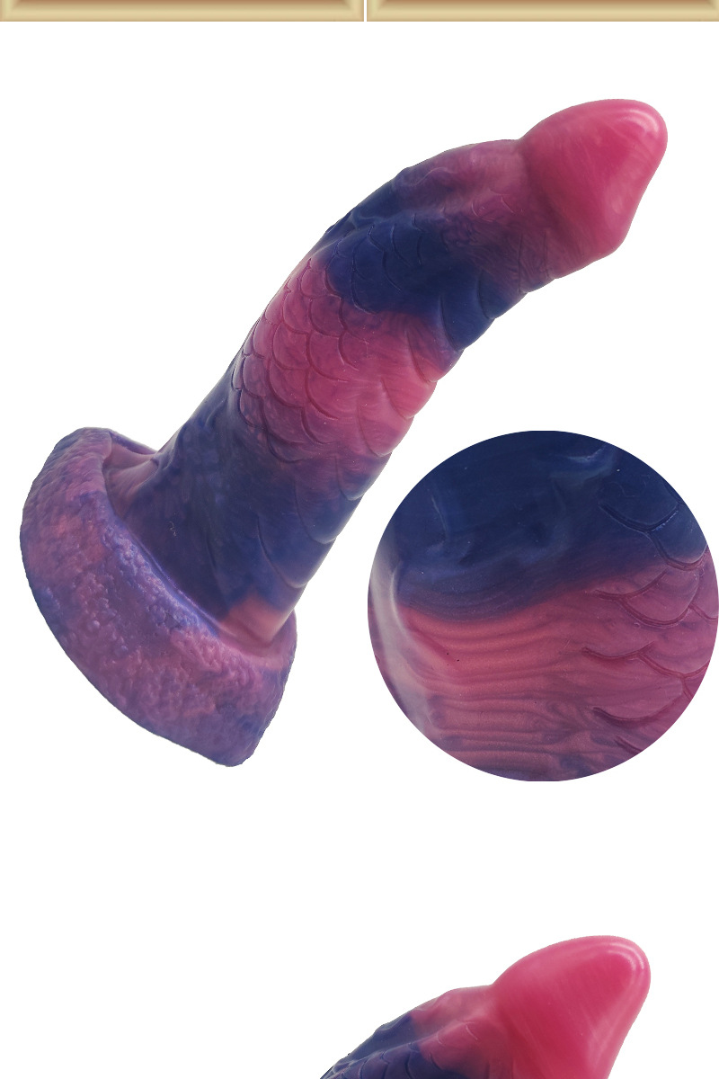 新款企鹅异形女用自慰器超大肛塞硅胶塞另类情趣用品详情3