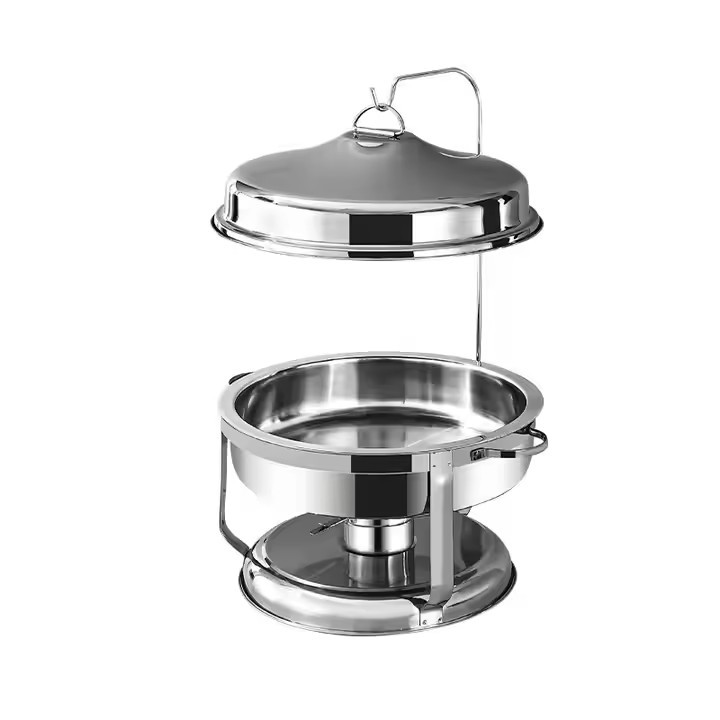 9.0L Large Capacity Dome Stainless Steel Buffet With Cover Buffet Food Heater Hotel Restaurant details Picture