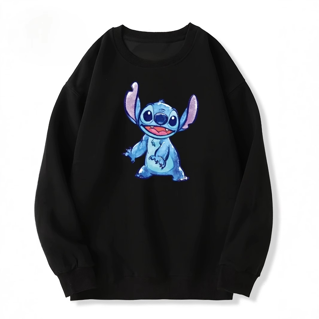 Korean cartoon and anime printed casual couple hoodies and women's bristles for cross-border trade in Taiwan 2025 spring and winter Application Scenario