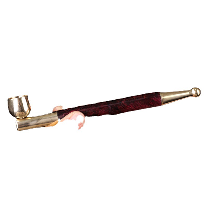 木香老式长烟白底实物图