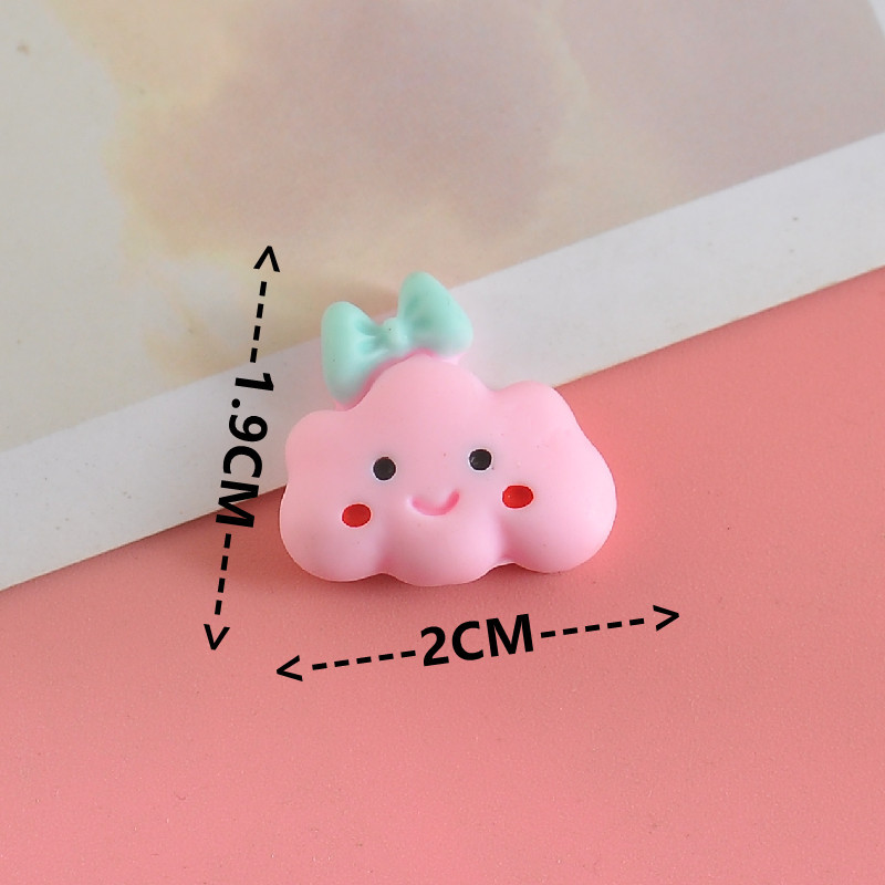 New resin accessories, cream glue patches, stars, rainbow clouds, mobile phone cases, diy hair clips, hair bands, hair accessories pic 36