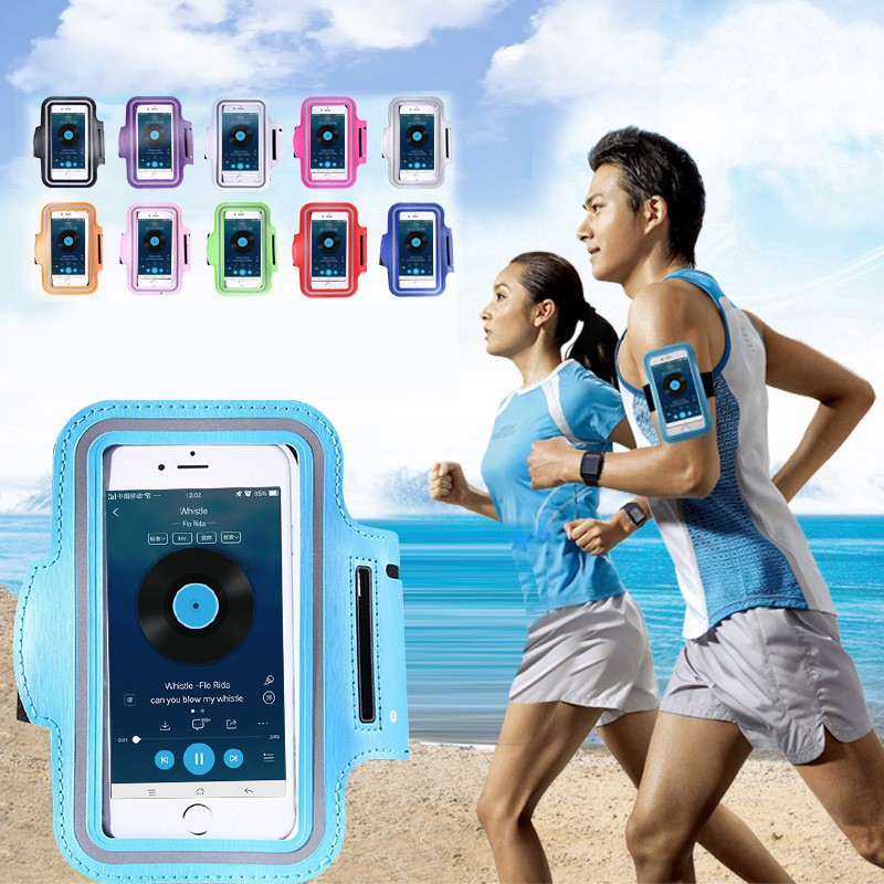 Deportes al aire libre teléfono brazo bolsa para hombres y mujeres fitness muñeca correr caso de teléfono a prueba de agua multifuncional conveniente pantalla táctil arm band Specification image