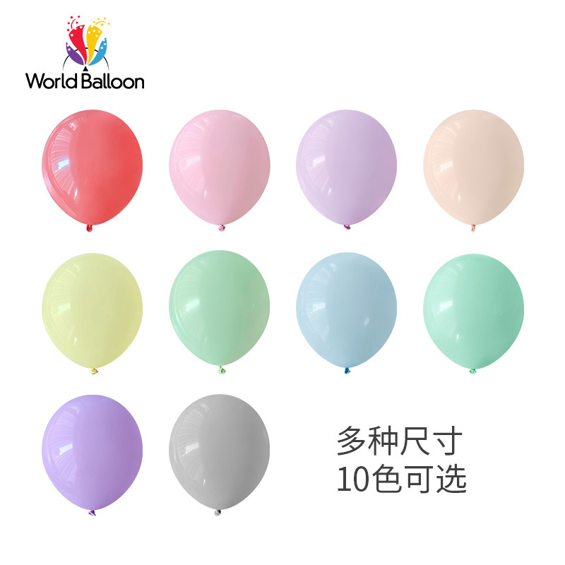 Macaron Balloon Stand Wholesale Colorful Latex Balloons Wedding Decoration Birthday Wedding Decoration Floating Air Balls Specification drawing