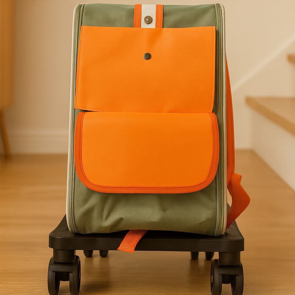 Pet portable suitcase, backpack, car travel tool, dog large-capacity suitcase, cat backpack, cat bag details Picture