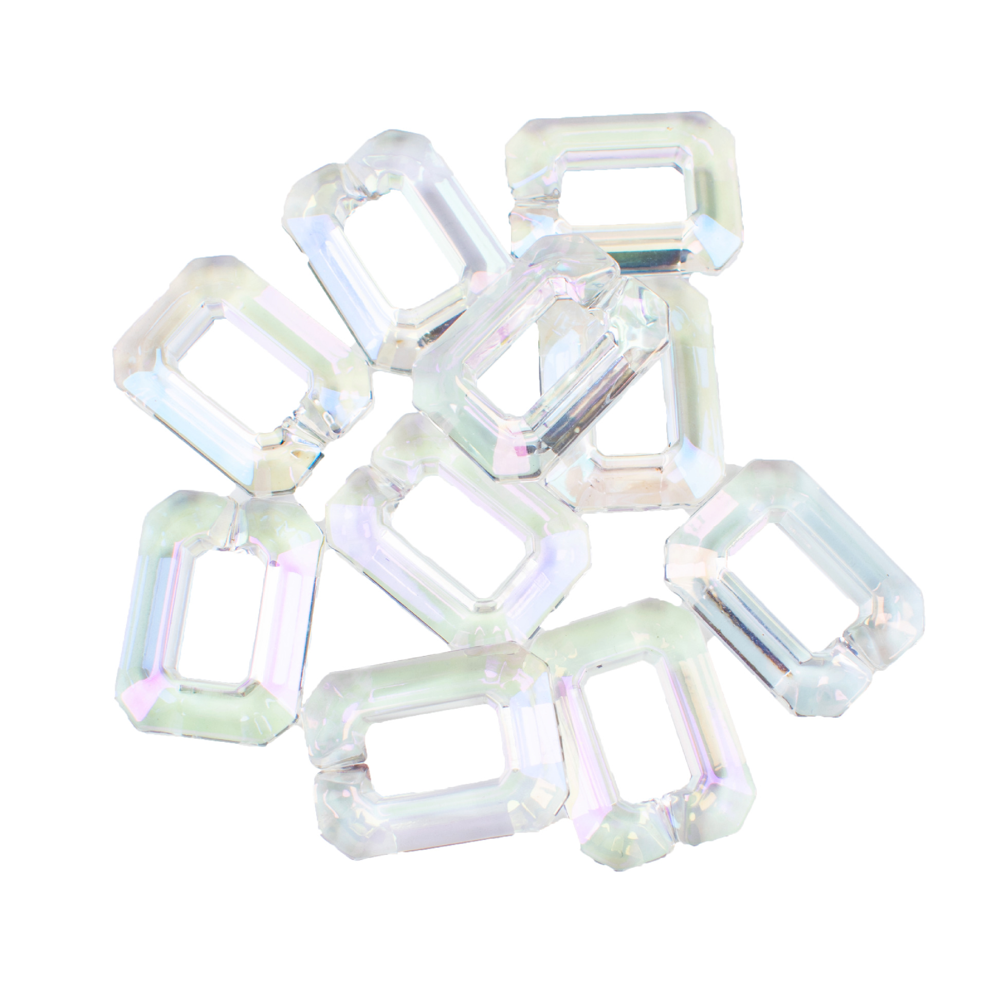 亚克力塑料透白底实物图