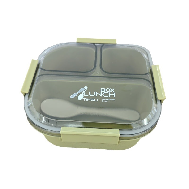 保鲜盒/冰箱保鲜盒/饭盒/一次性饭盒/饭盒学生韩式白底实物图