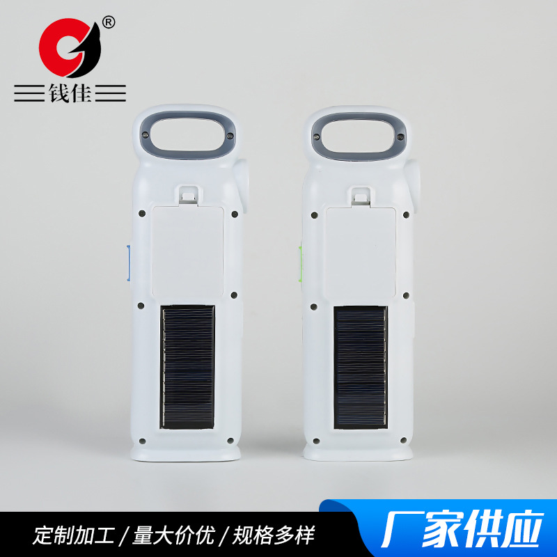 The manufacturer supplies outdoor hiking three-head lamps, portable portable solar plastic flashlights Specification image