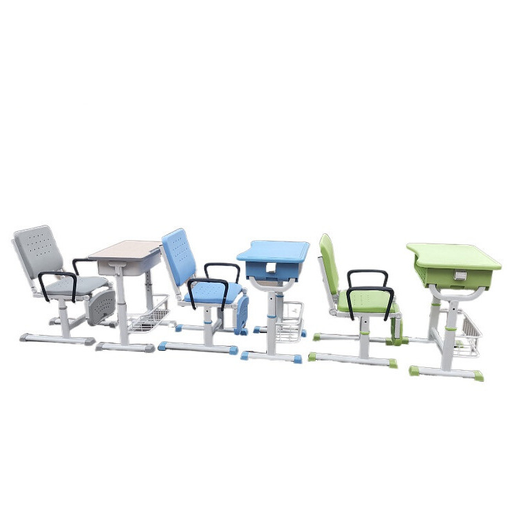 Hand-Lift Lunch Desks And Chairs For Primary And Secondary School Students Foldable Nap Chairs For Lying Children Study Tables And Chairs Item Picture