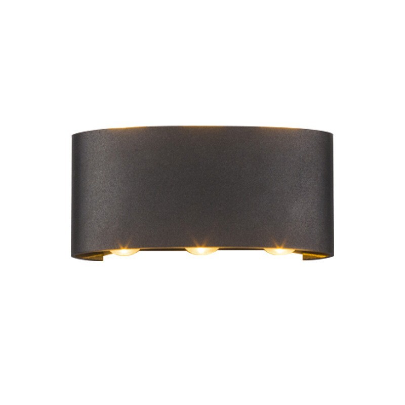 ABS thickened plastic LED wall lamp, Nordic style living room modern wall lamp, indoor and outdoor villa corridor wall waterproof wall lamp Item Picture