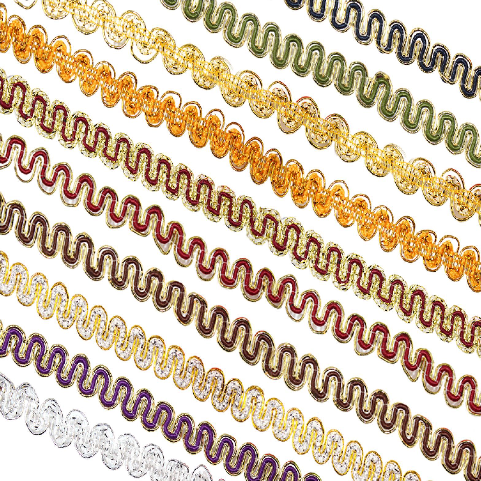 现货批发彩色/珠片中小弯花/服装辅料演出细节图