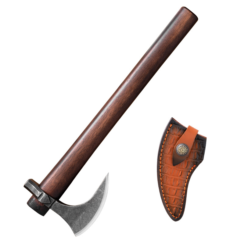 Factory direct sales of hand-forged camping axes, multi-functional axes, wood-chopping tactical camping survival axes, and mountain-cutting and felling axes Item Picture
