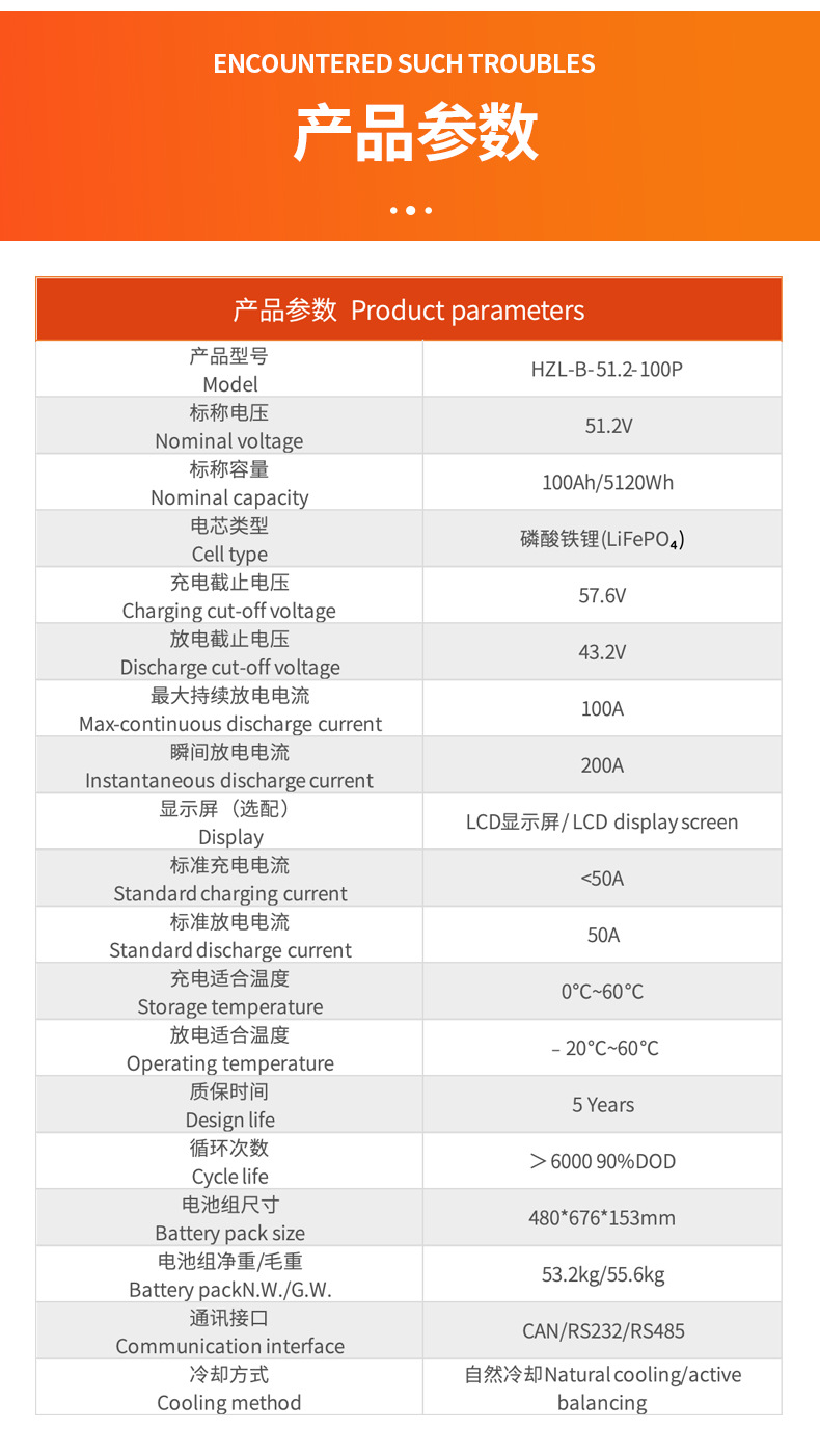 5kwh lithium battery wall-mounted 51.2V100AH lithium iron phosphate energy storage photovoltaic off-grid household backup power supply, hardware tools, electric welding and cutting equipment energy storage machine pic 10
