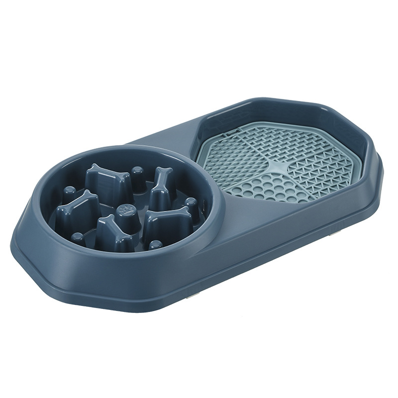 Dog bowl anti-knock, dog slow food bowl, large cat bowl, dog bowl, large dog slow food bowl, dog rice bowl, pet slow food bowl Item Picture