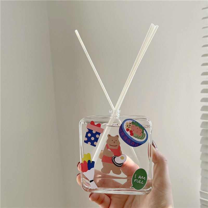 韩国ins清新藤条香薰精油室内持久留香除异味装饰花瓶工艺品礼品详情4