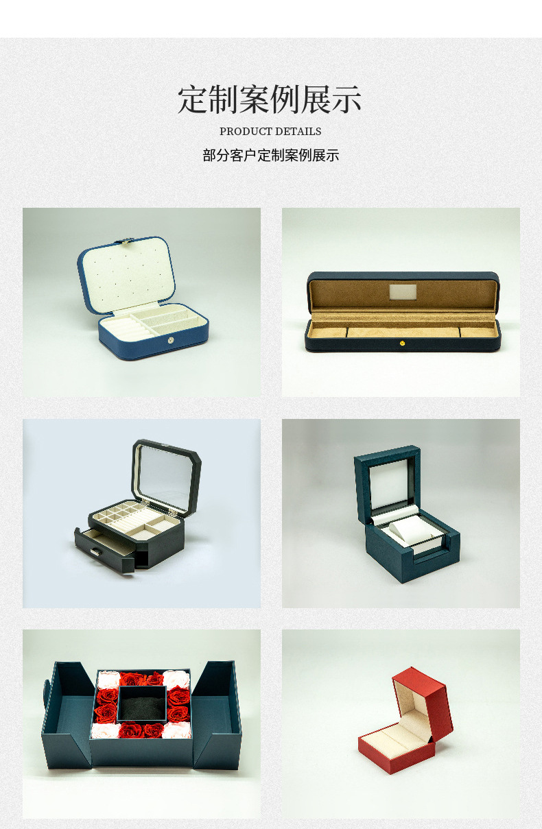 Travel portable watch box, flip watch packaging box, watch gift shop display square box, customizable free sample pic 7