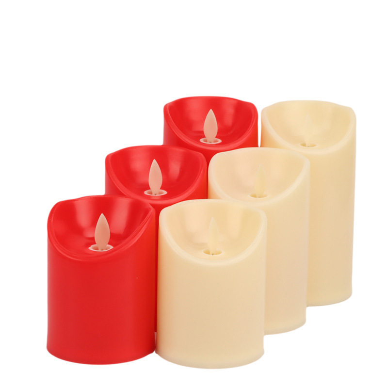 Glossy wave-swinging candle holders, sacrificial offerings to deities, offering lamps, Buddhist items, murder mystery game props, led candle lamps details Picture