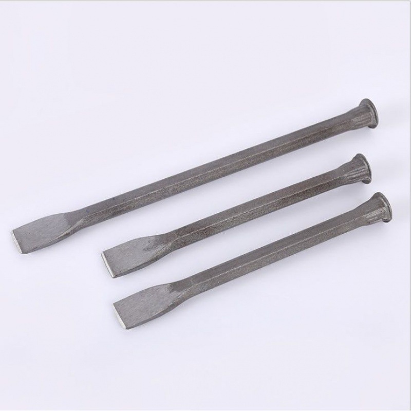 Chisel, stonemason, pointed chisel, flat chisel, flat-head chisel, flat-head stonemason, steel chisel, hand-made cement pointed chisel, special steel splitting stone tool