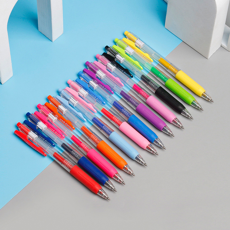 Morandi color 12-color hand-held notebook set pen, girl's heart salt series 0.5mm gel pen, fresh and light mark
