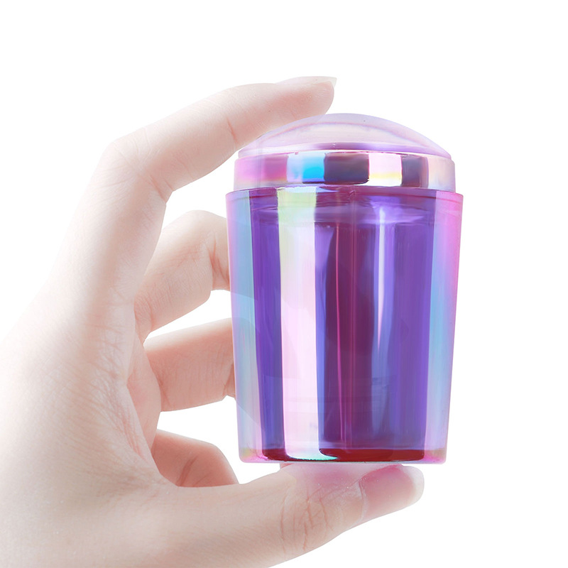 Cross-border new nail seal Magic Ribbon Diamond Milky silicone French Diamond Seal nail tool Nail Application Scenario