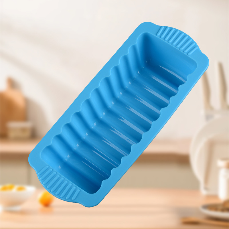 佳时跨境单孔矩形不同花硅胶蛋糕模冷制皂模具DIY手工烘培模