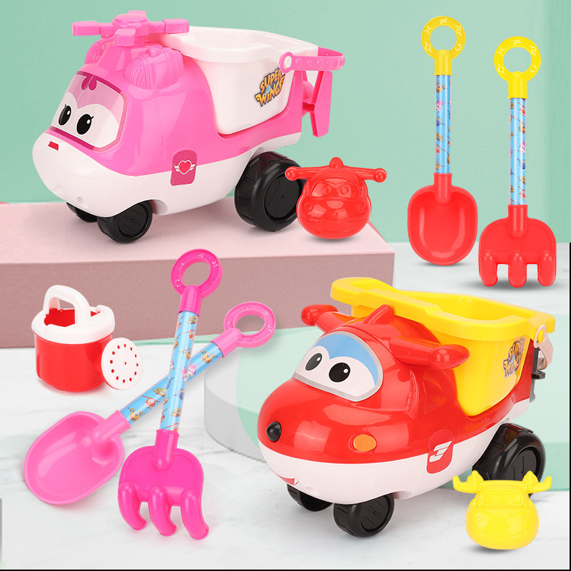 2022 Authentic AofI Super Feixia Ledi Beach engineering vehicle Set combination children's outdoor beach toys Application Scenario