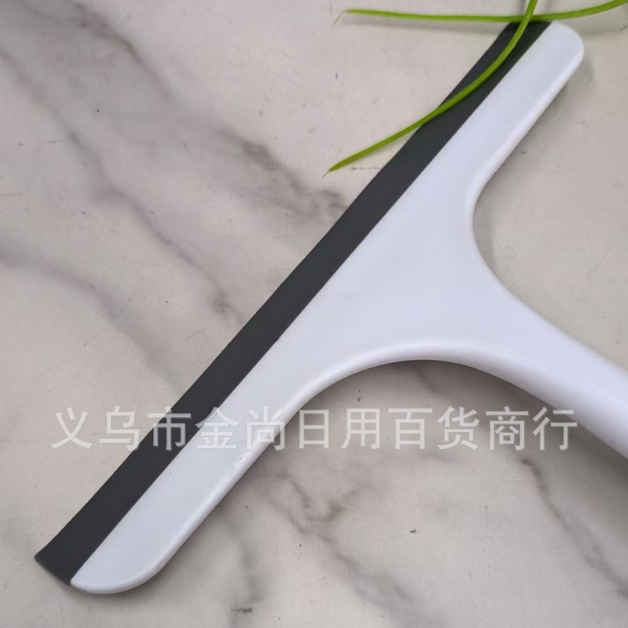 Plastic long-handled glass scraper, bathroom floor soft rubber household wiper, a magic tool for cleaning glass Application Scenario