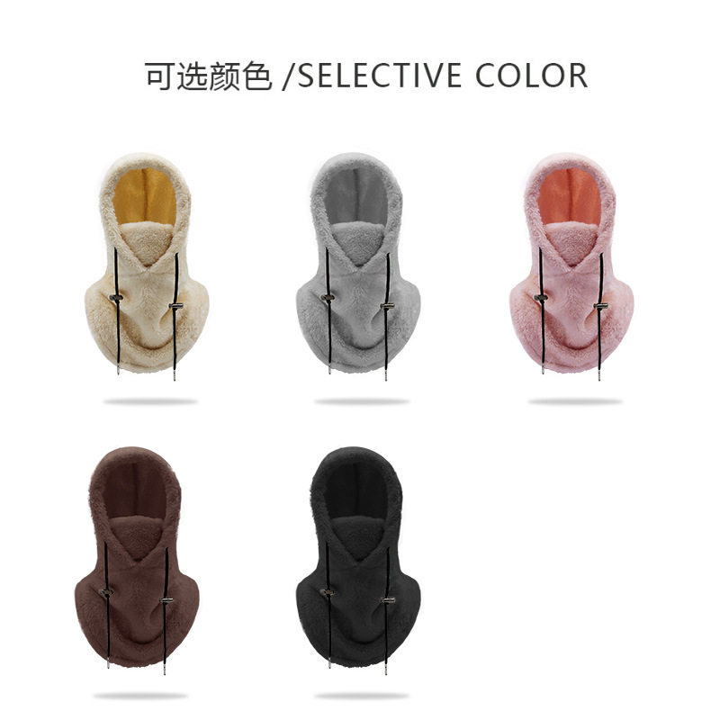 骑行面罩实物图