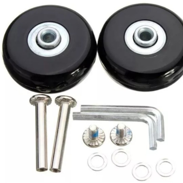 Suitcase, travel luggage, luggage, rubber wheels, tires, wheels, casters, maintenance, spare parts, silent