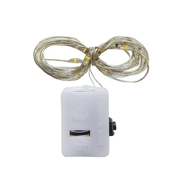 led string lights, copper wire lights, small color lights, adjustable flashing color luminous light wires, small white boxes, adjustable ambient light strips Item Picture