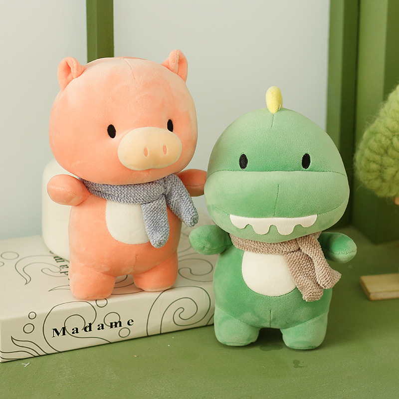 Instagram Cute Dinosaur Doll Little Lion Plush Toy Soft Cute Children's Doll Birthday Gift Small Specification drawing