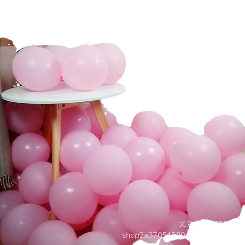 Wholesale 10-inch 1.8-gram latex balloons, macaron-colored balloons, birthday, wedding, wedding room, candy ball decoration Item Picture