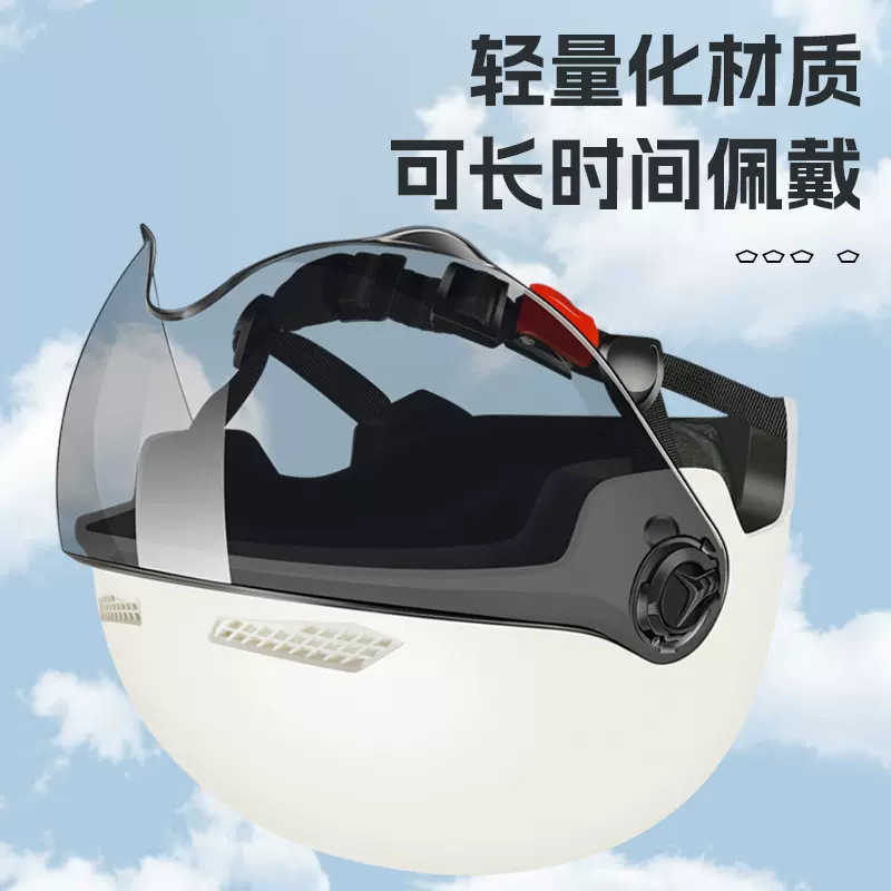 3C certified electric vehicle helmet for men and women summer sun protection electric vehicle helmet light half helmet manufacturers spot direct supply details Picture
