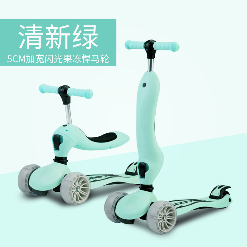 Wholesale of children's scooters in stock. Children's scooters suitable for 2-12 years old, music three or four roller scooters Specification image