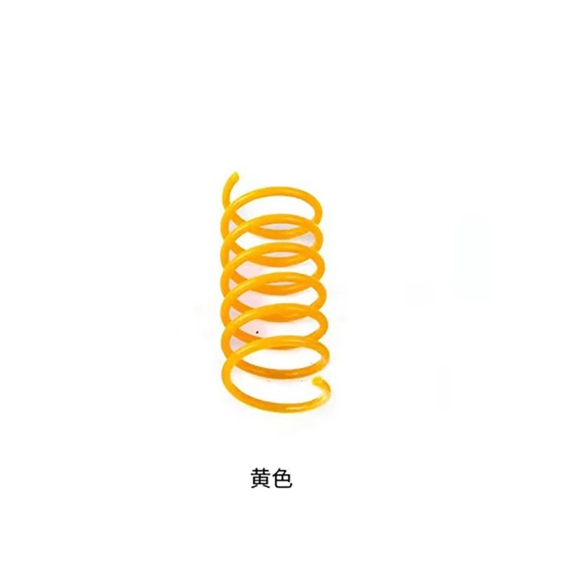 Pet cat toys, spring jumping, colorful plastic cat spring rolling toys, mini pet supplies pic 3