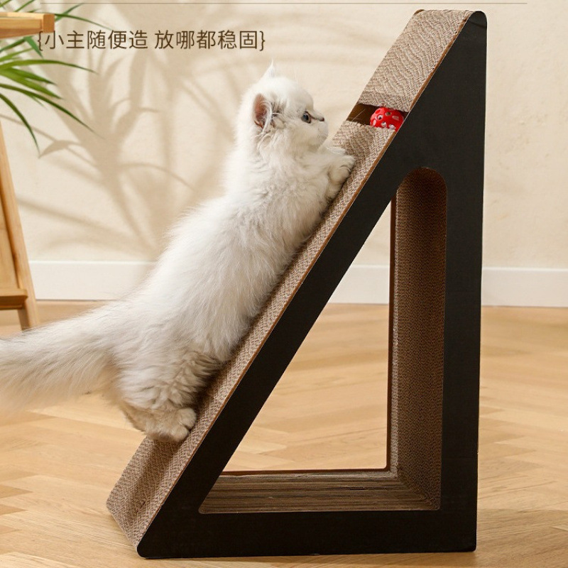 Cat scratch board, non-shedding cat climbing frame, vertical large corrugated paper wear-resistant sofa, cat protection products, cat toys Specification image