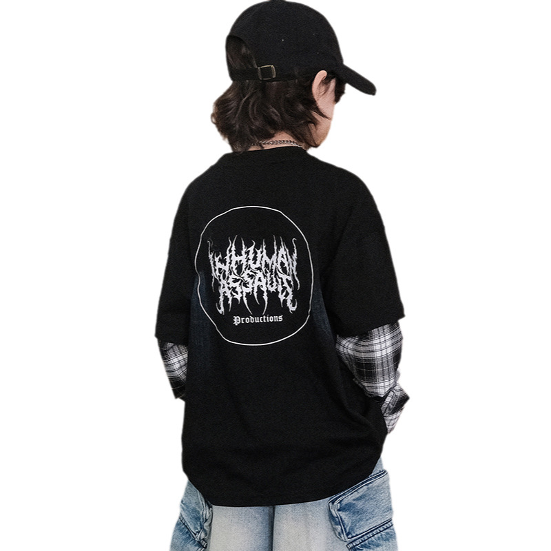 Children's hoodie Spring and Autumn style 2025 New style for big kids, cool and stylish street dance Item Picture